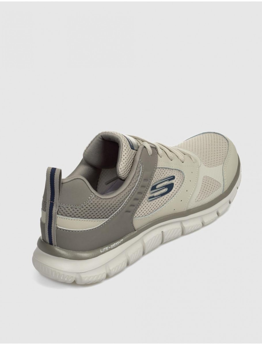 ZAPATILLA SKECHERS TRACK SYNTAC BEIG