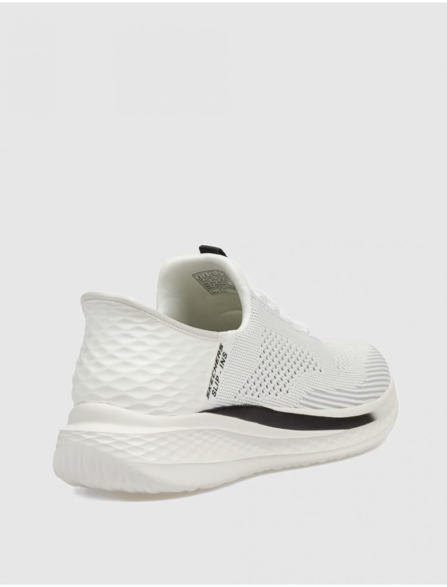 ZAPATILLA SKECHERS SLADE QUINTO BLANCO