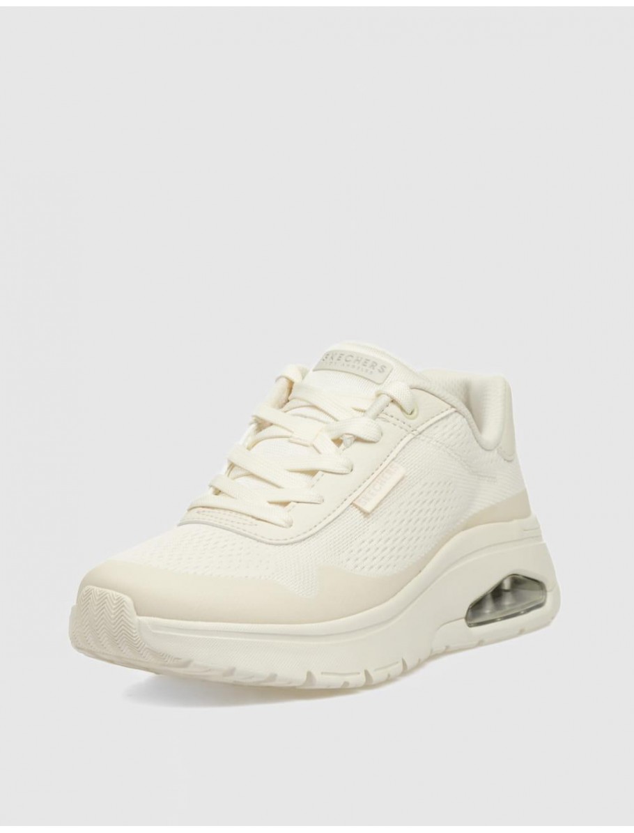 ZAPATILLA SKECHERS UNO FLEX BEIG