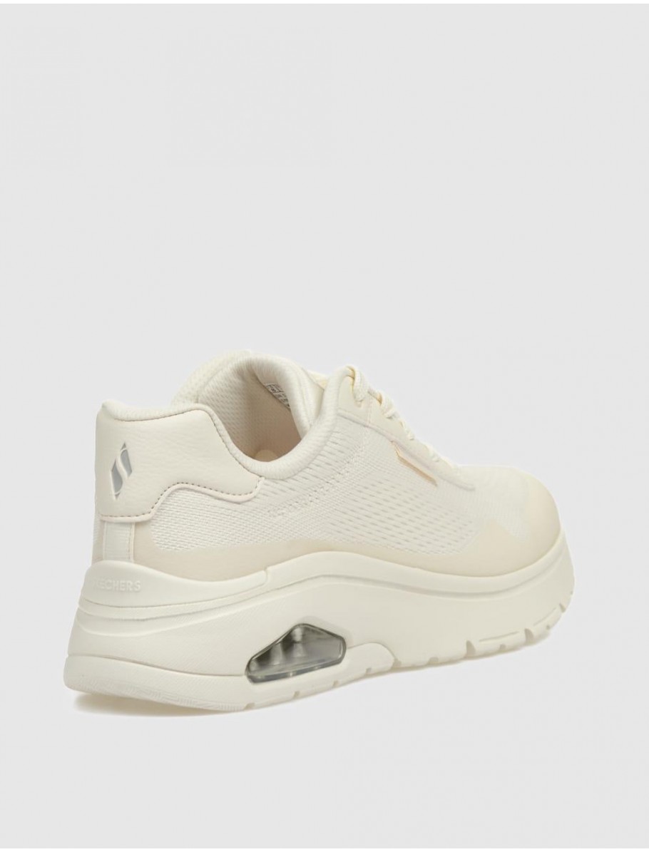 ZAPATILLA SKECHERS UNO FLEX BEIG