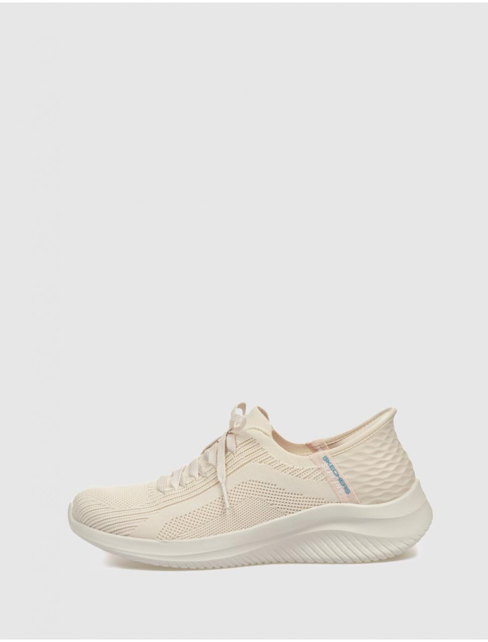ZAPATILLA SKECHERS SLIP INS ULTRA FLEX 30 BRILLI NATURAL