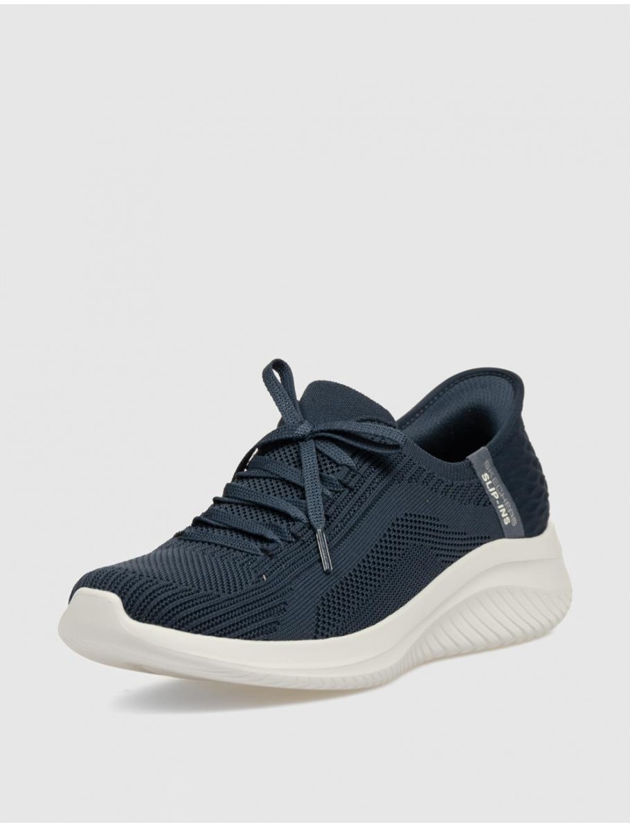 ZAPATILLA SKECHERS SLIP INS ULTRA FLEX 30 BRILLI MARINO
