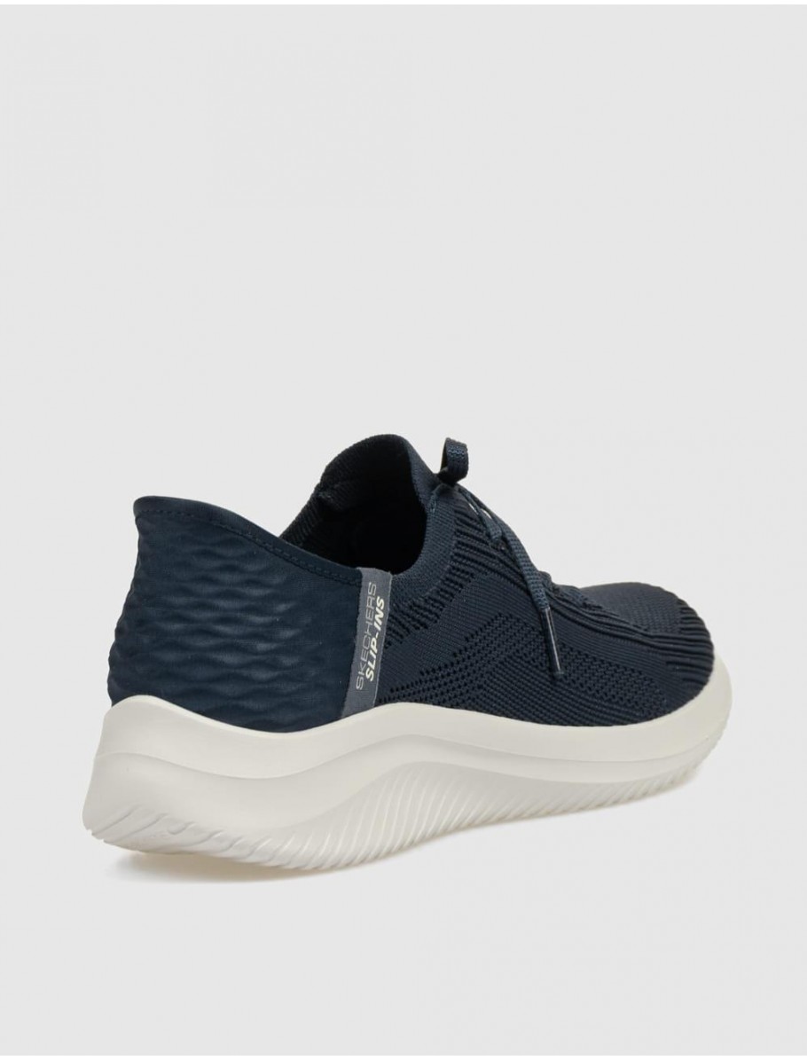 ZAPATILLA SKECHERS SLIP INS ULTRA FLEX 30 BRILLI MARINO