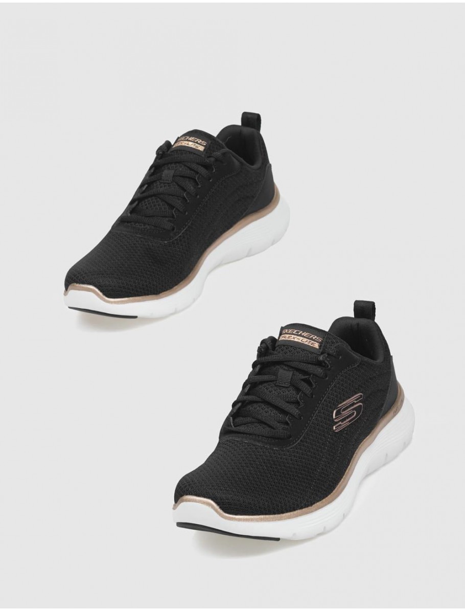 ZAPATILLA SKECHERS FLEX APPEAL 50 NEGRO