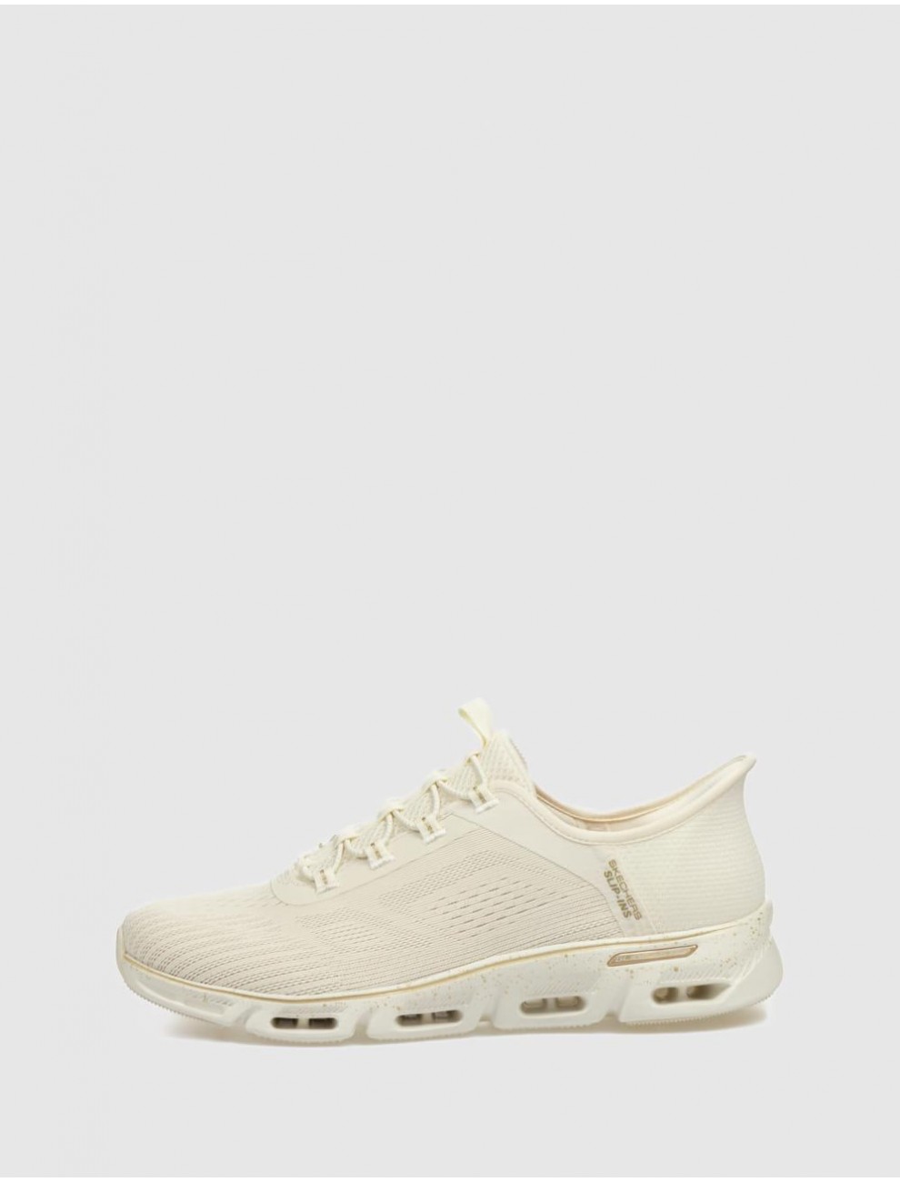 ZAPATILLA SKECHERS GLIDE STEP GRATIFY PACE BEIG