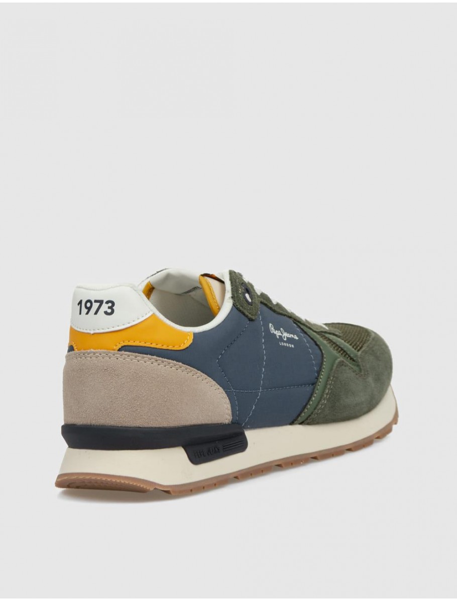 ZAPATILLA PEPE JEANS BRIT CAMP VERDE