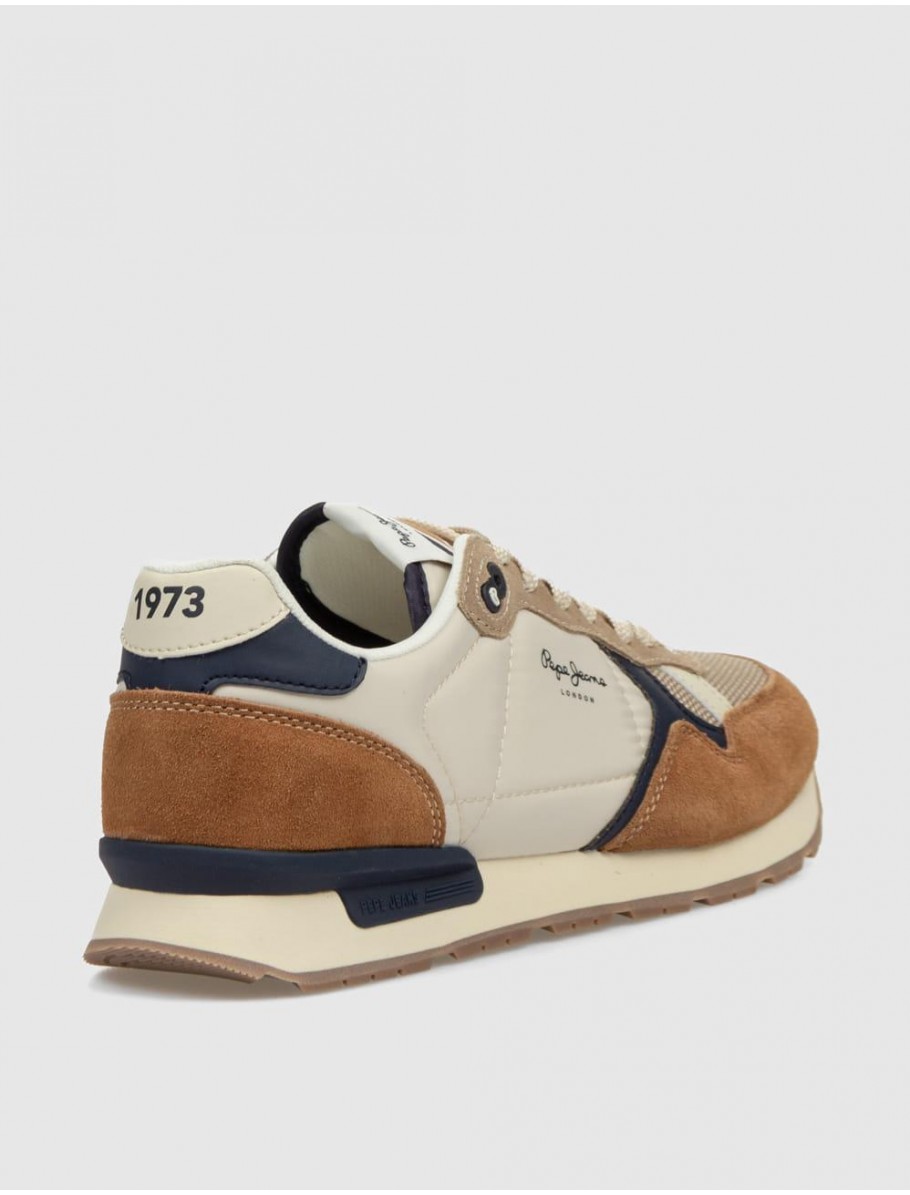 ZAPATILLA PEPE JEANS BRIT CAMP MARRoN
