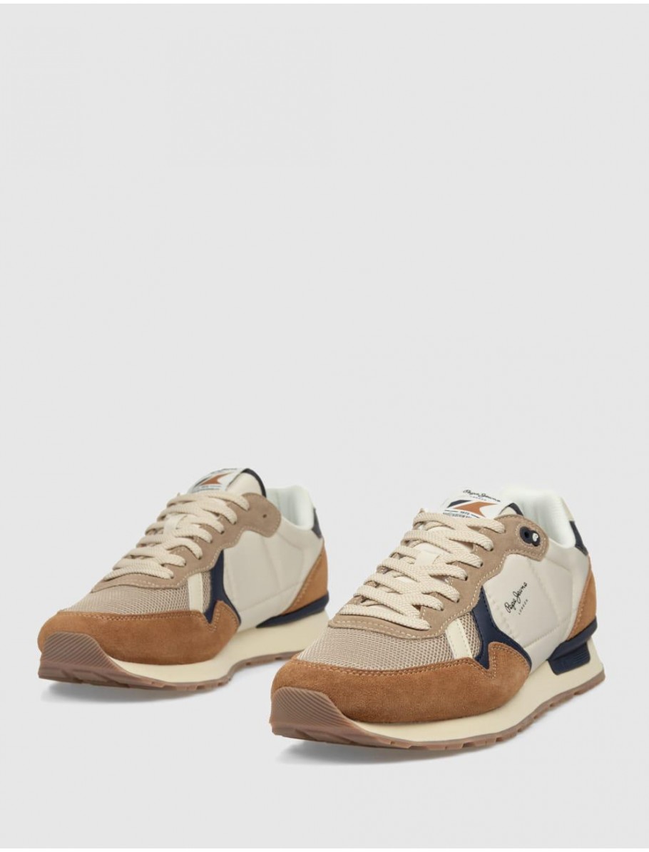 ZAPATILLA PEPE JEANS BRIT CAMP MARRoN