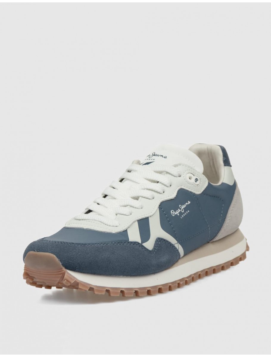 ZAPATILLA PEPE JEANS BRIT ON MASTER MARINO