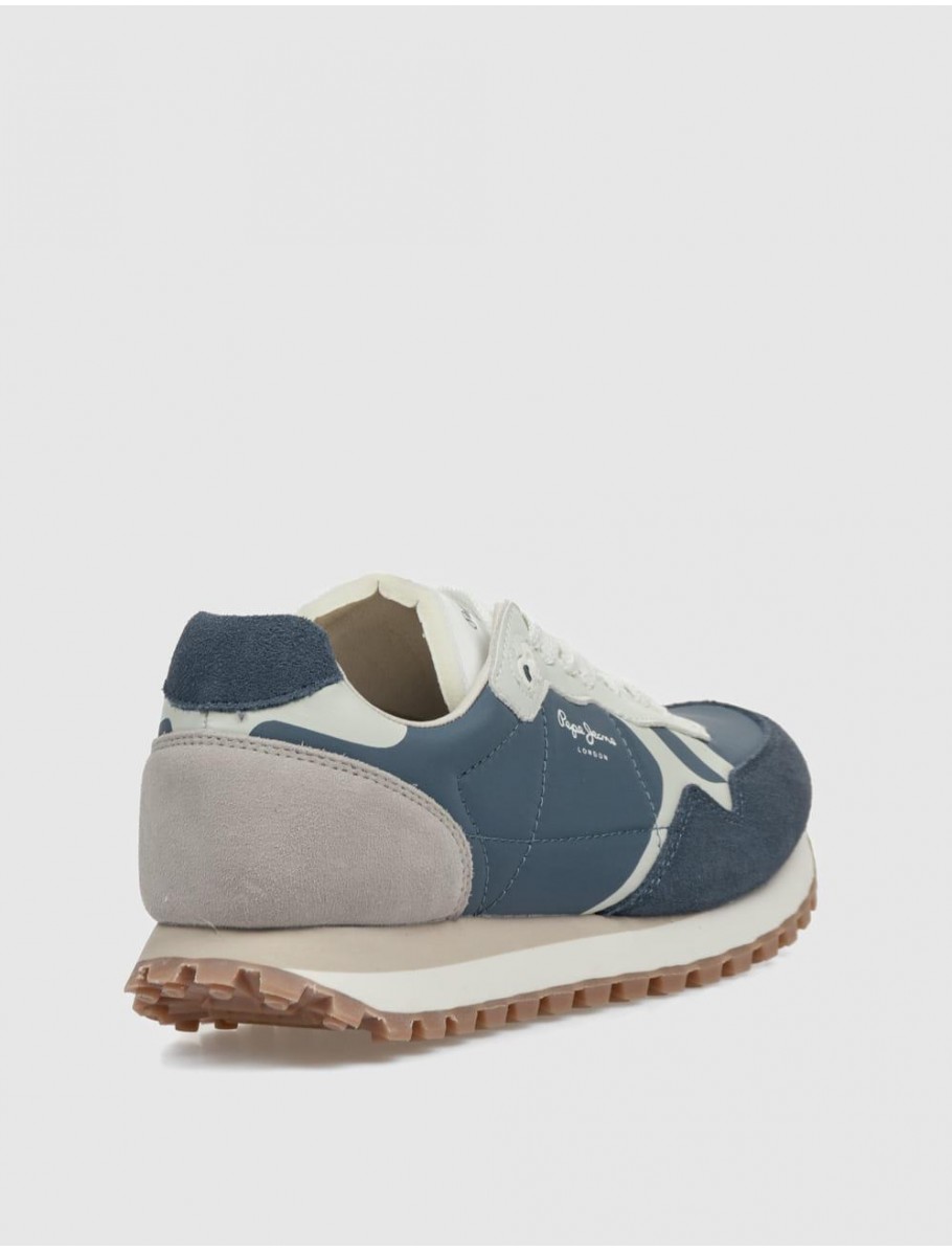 ZAPATILLA PEPE JEANS BRIT ON MASTER MARINO