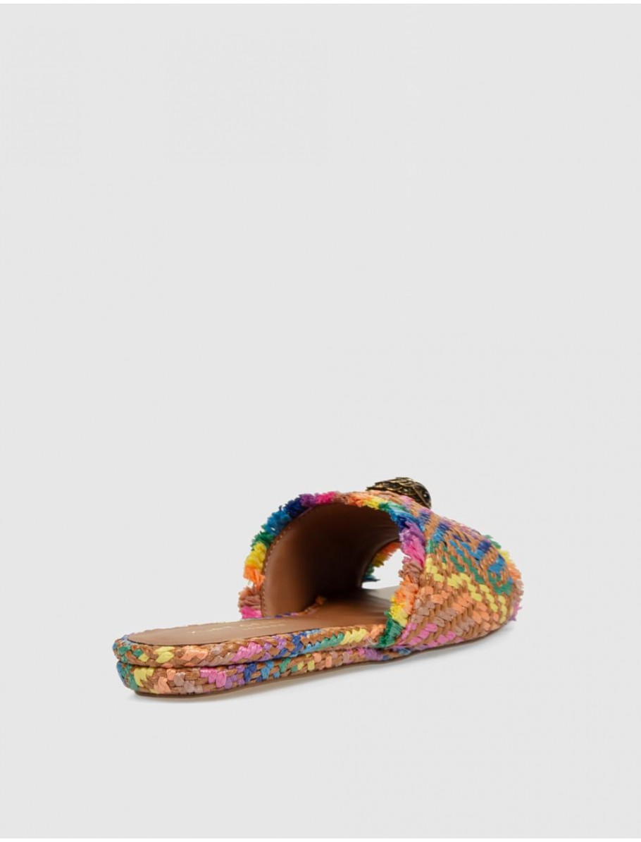 SANDALIA KURT GEIGER KENSINGTON FLAT SANDAL MULTI