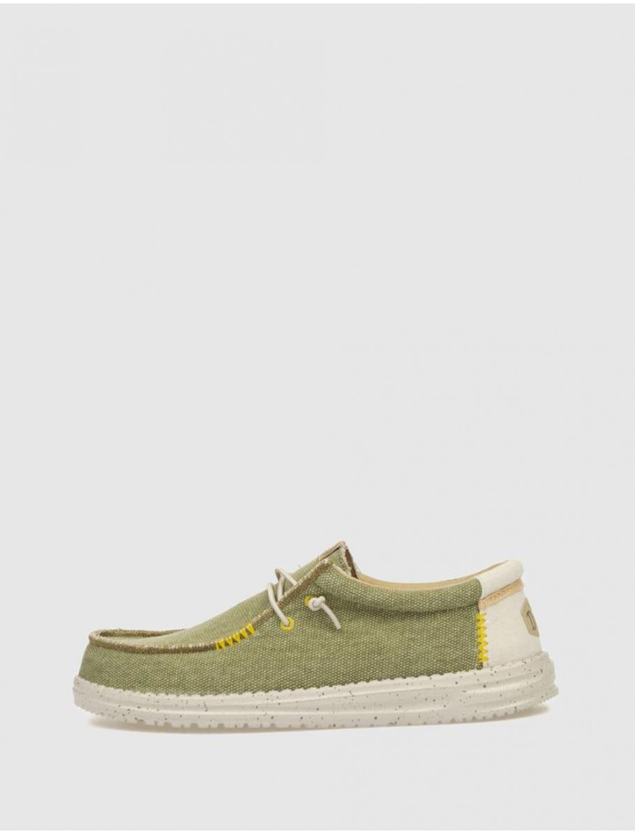 ZAPATILLA DUDE WALLY COASTLINE JUTE VERDE