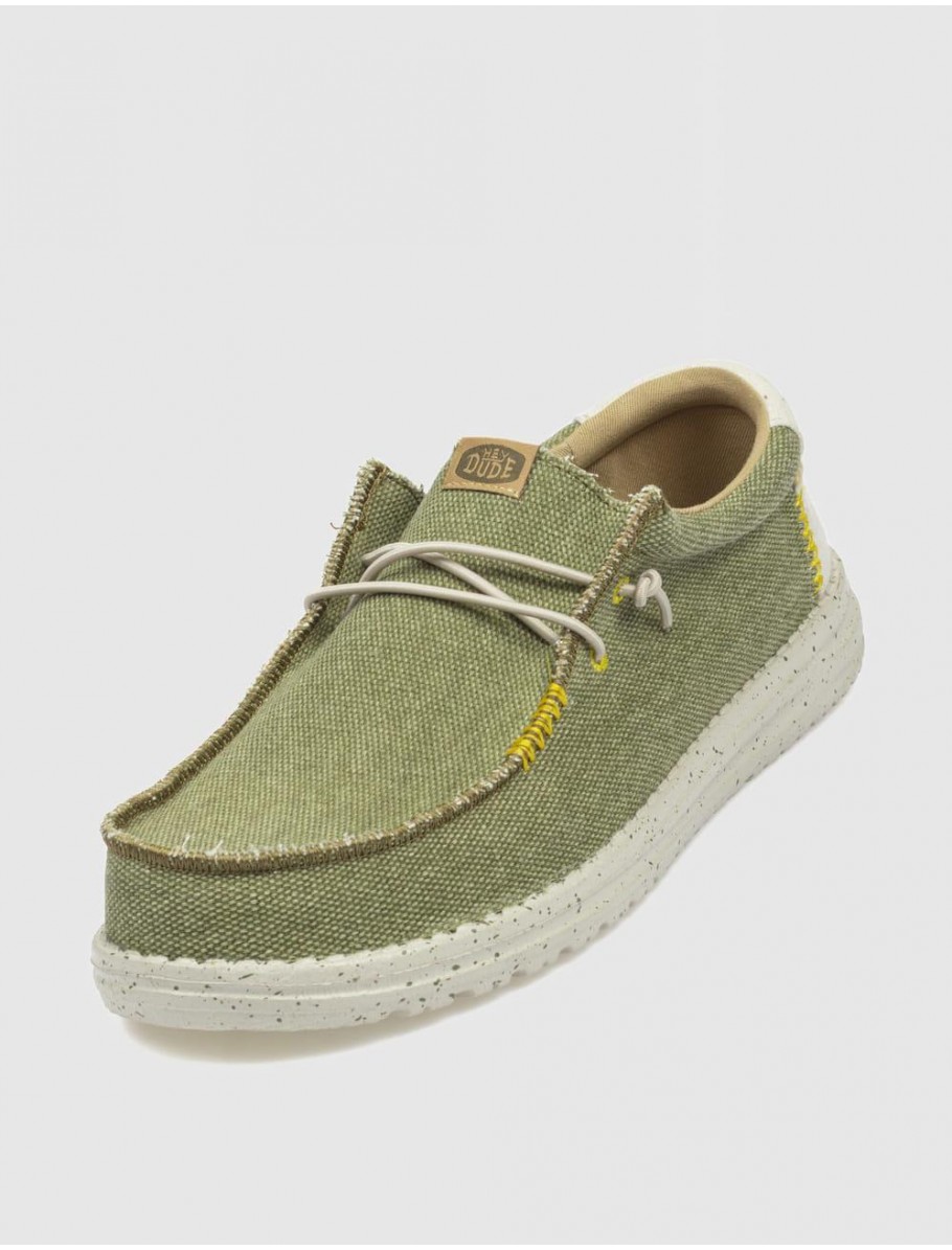 ZAPATILLA DUDE WALLY COASTLINE JUTE VERDE
