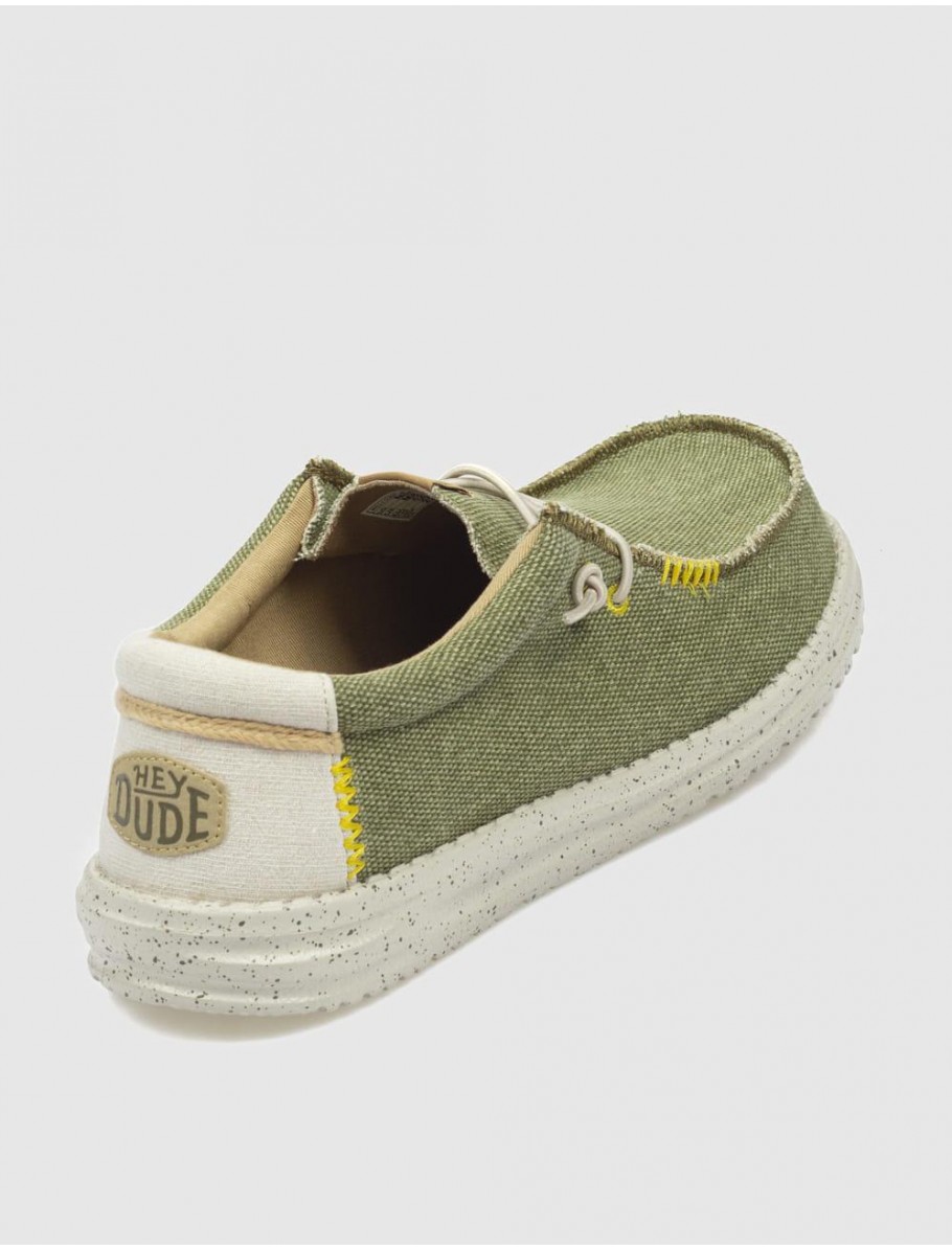 ZAPATILLA DUDE WALLY COASTLINE JUTE VERDE