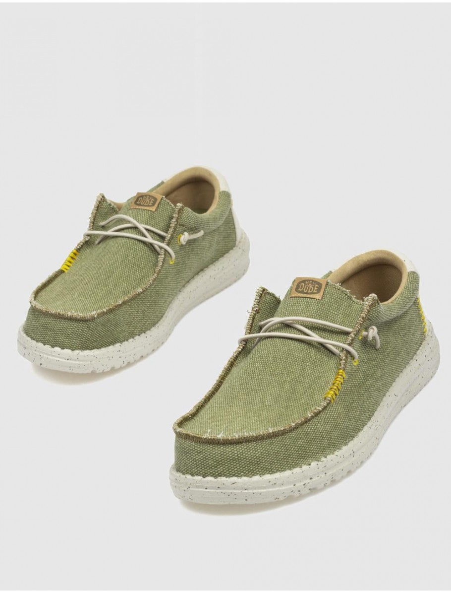 ZAPATILLA DUDE WALLY COASTLINE JUTE VERDE