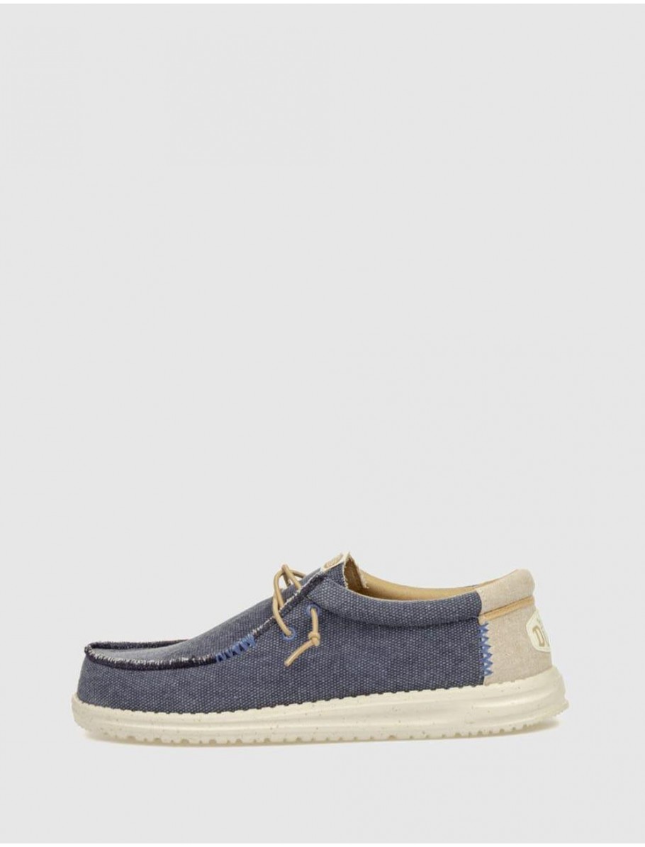 ZAPATILLA DUDE WALLY COASTLINE JUTE MARINO