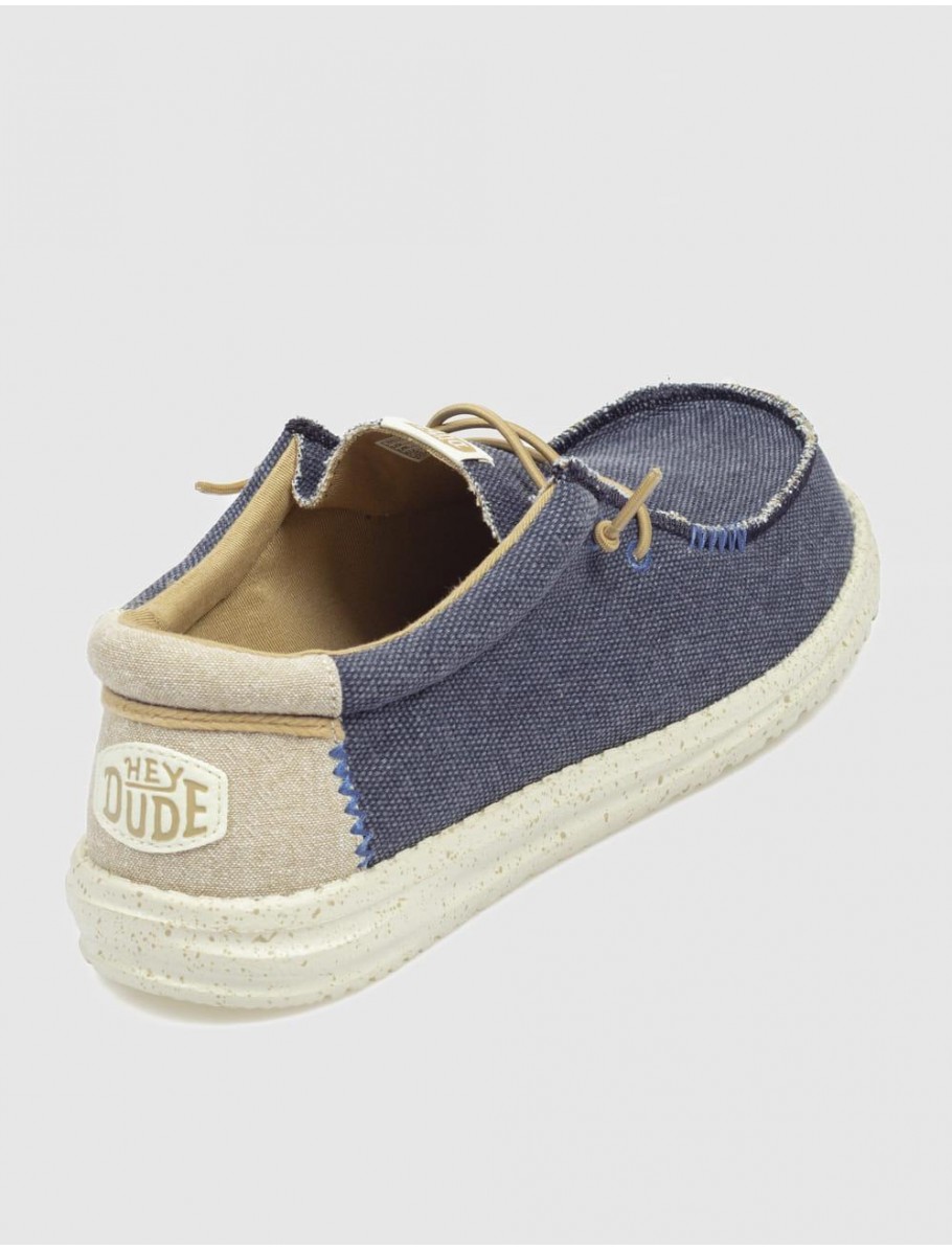 ZAPATILLA DUDE WALLY COASTLINE JUTE MARINO