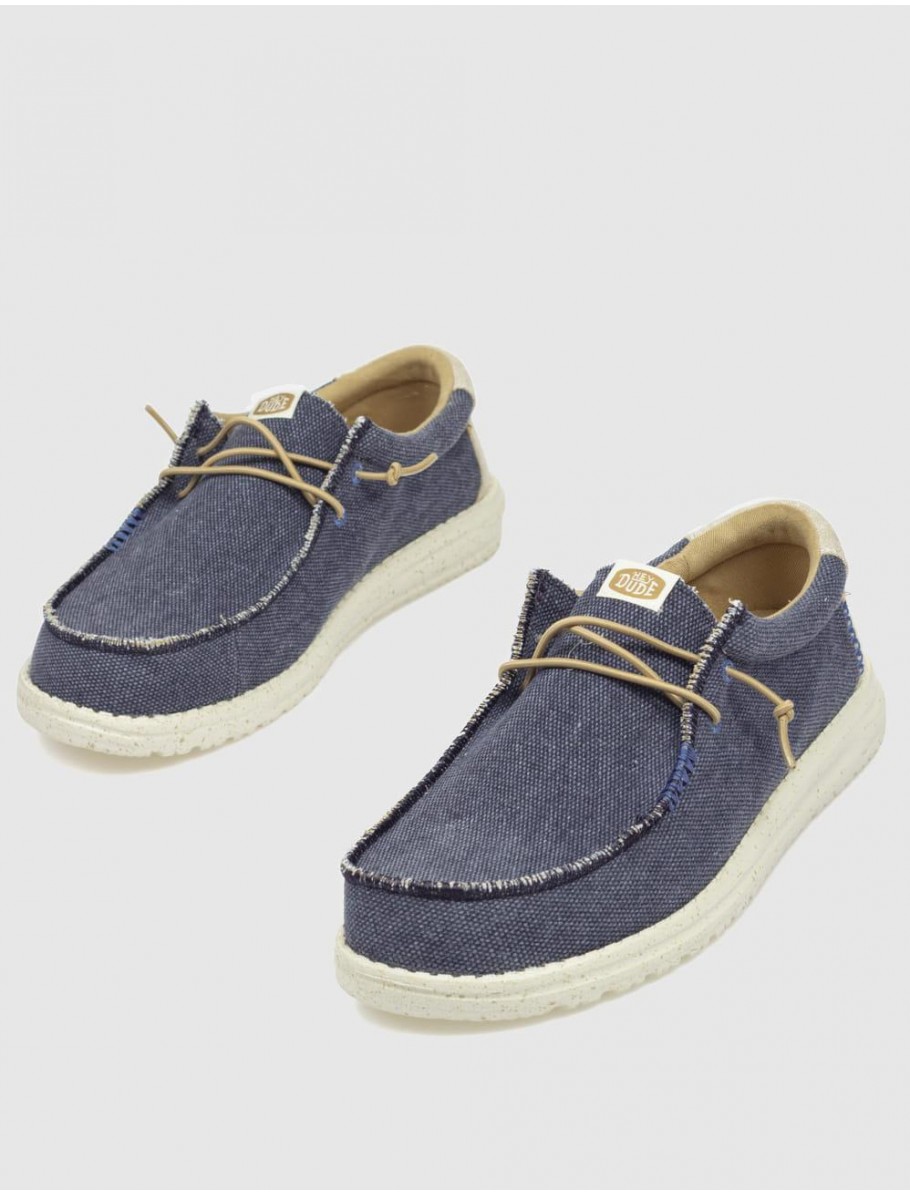 ZAPATILLA DUDE WALLY COASTLINE JUTE MARINO