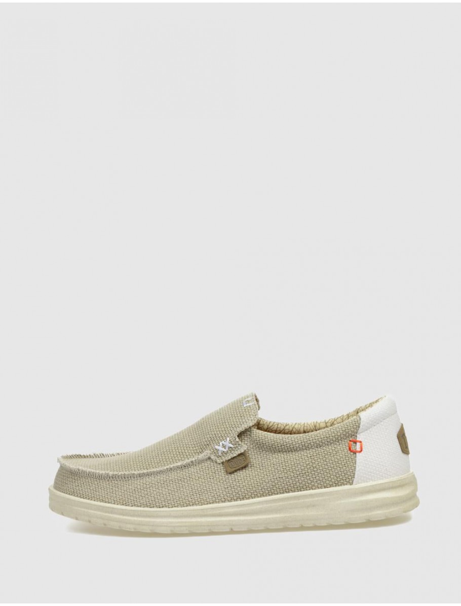 ZAPATILLA DUDE MIKKA BRAIDED BEIG