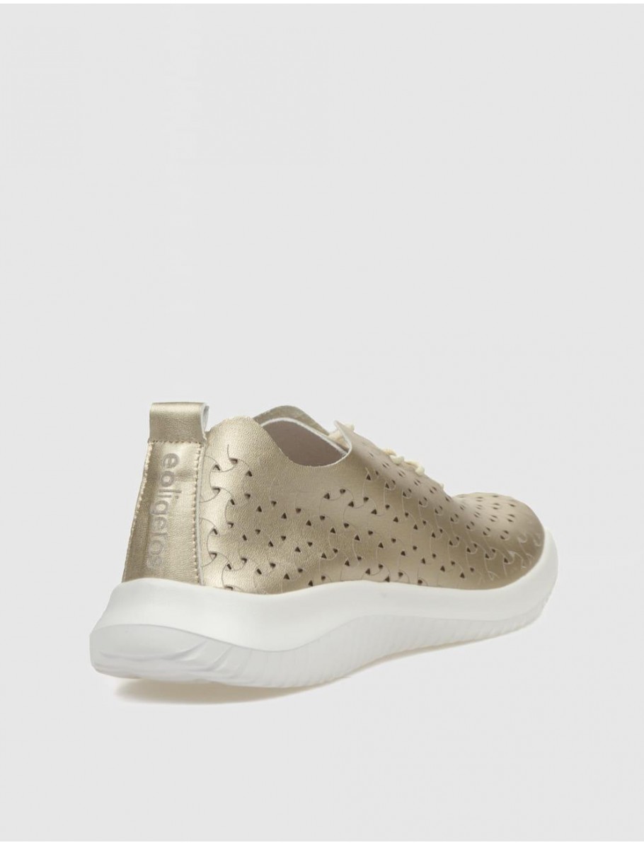ZAPATILLA EOLIGEROS LIBERTE ORO