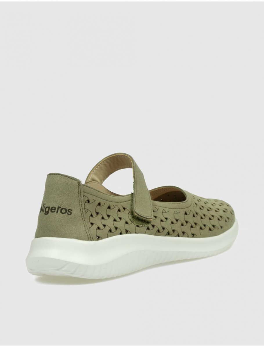 ZAPATO EOLIGEROS ISA KAKI