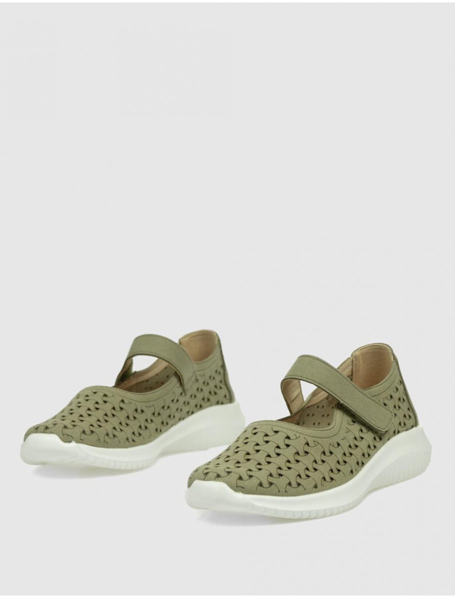 ZAPATO EOLIGEROS ISA KAKI