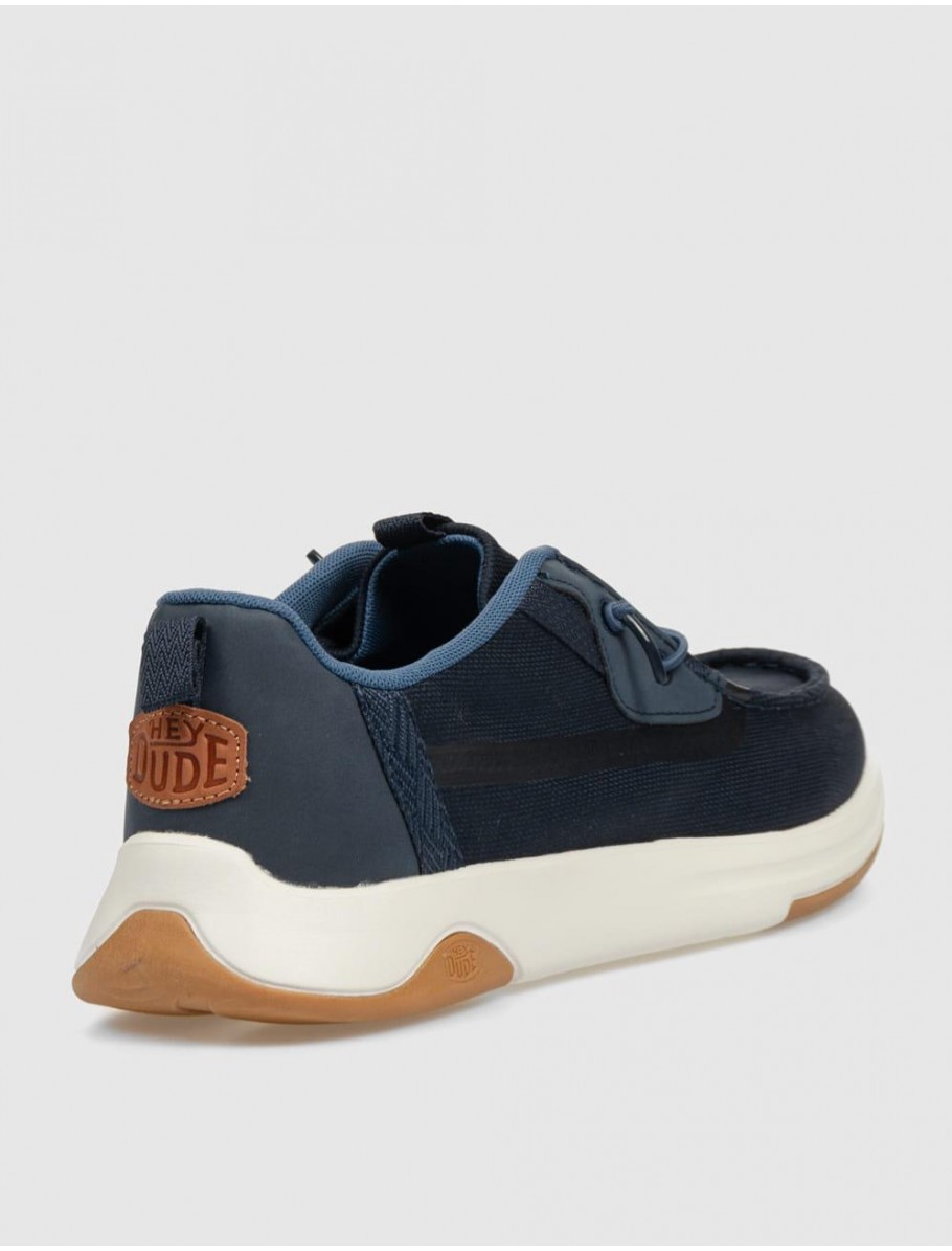 ZAPATILLA DUDE WALLY DRIFT MESH MARINO