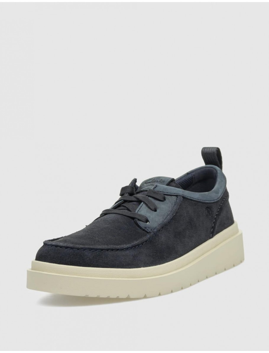 ZAPATO CLARKS POLDEN MOC MARINO