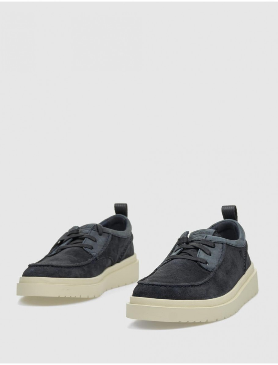 ZAPATO CLARKS POLDEN MOC MARINO