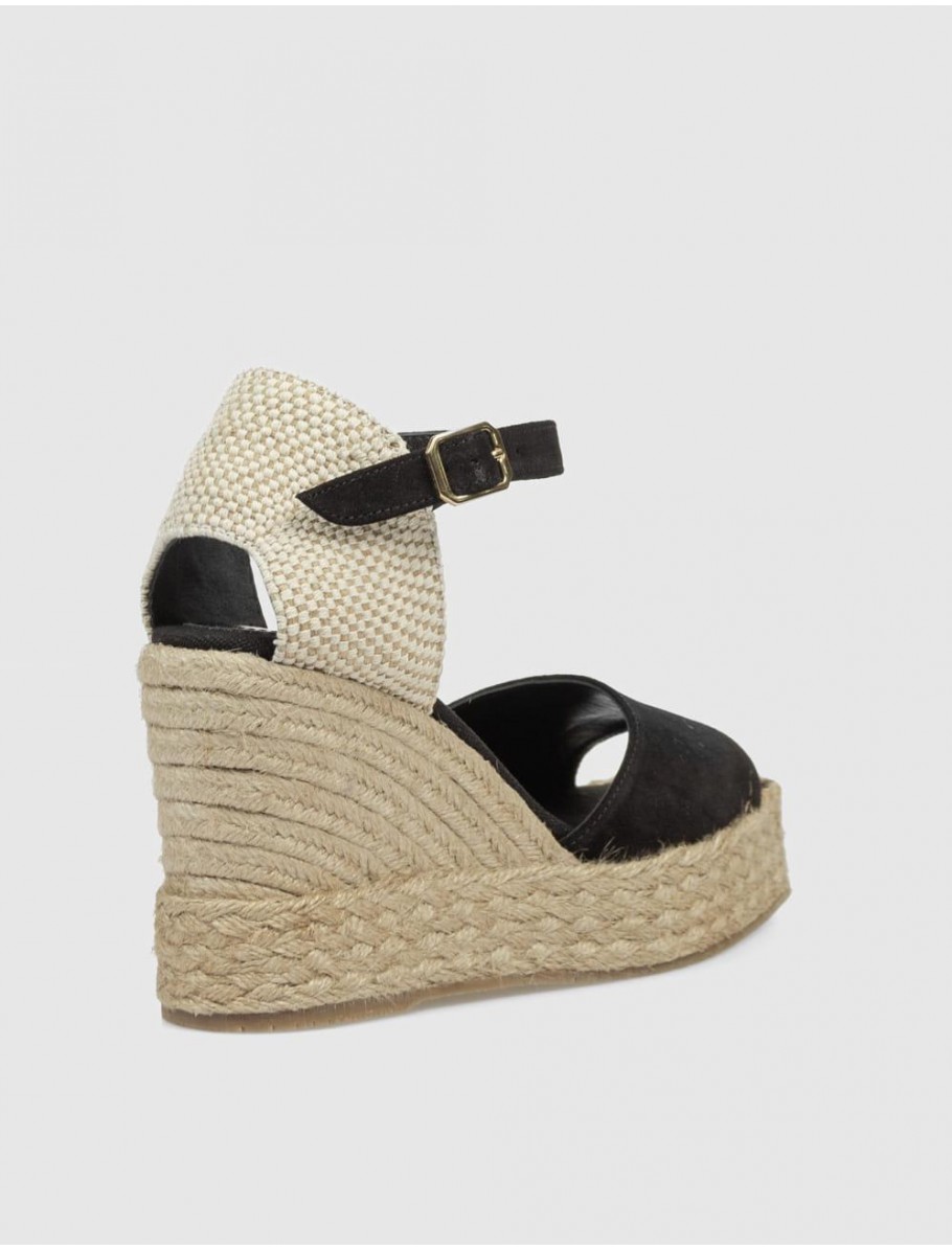 ALPARGATA PALOMITAS FIENA NEGRO