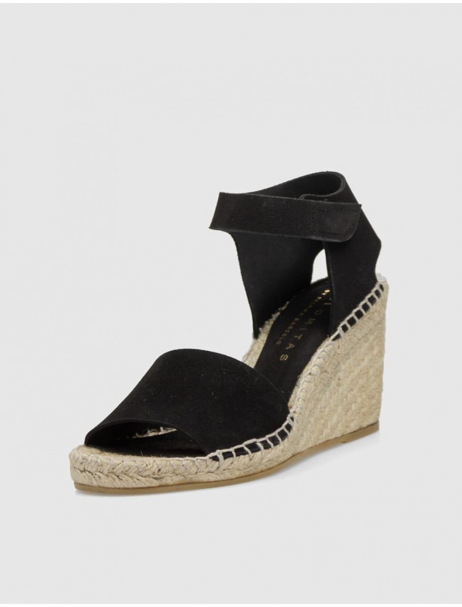 ALPARGATA PALOMITAS ANYA NEGRO