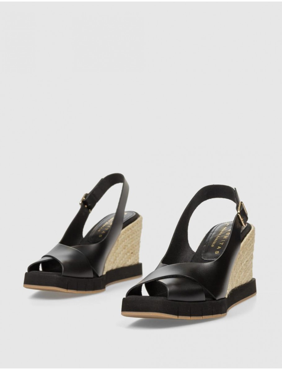 ALPARGATA PALOMITAS WANDA NEGRO