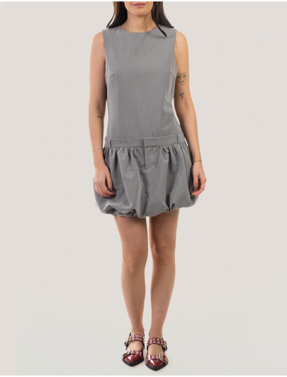 VESTIDO OBVIO CHARLES GRIS