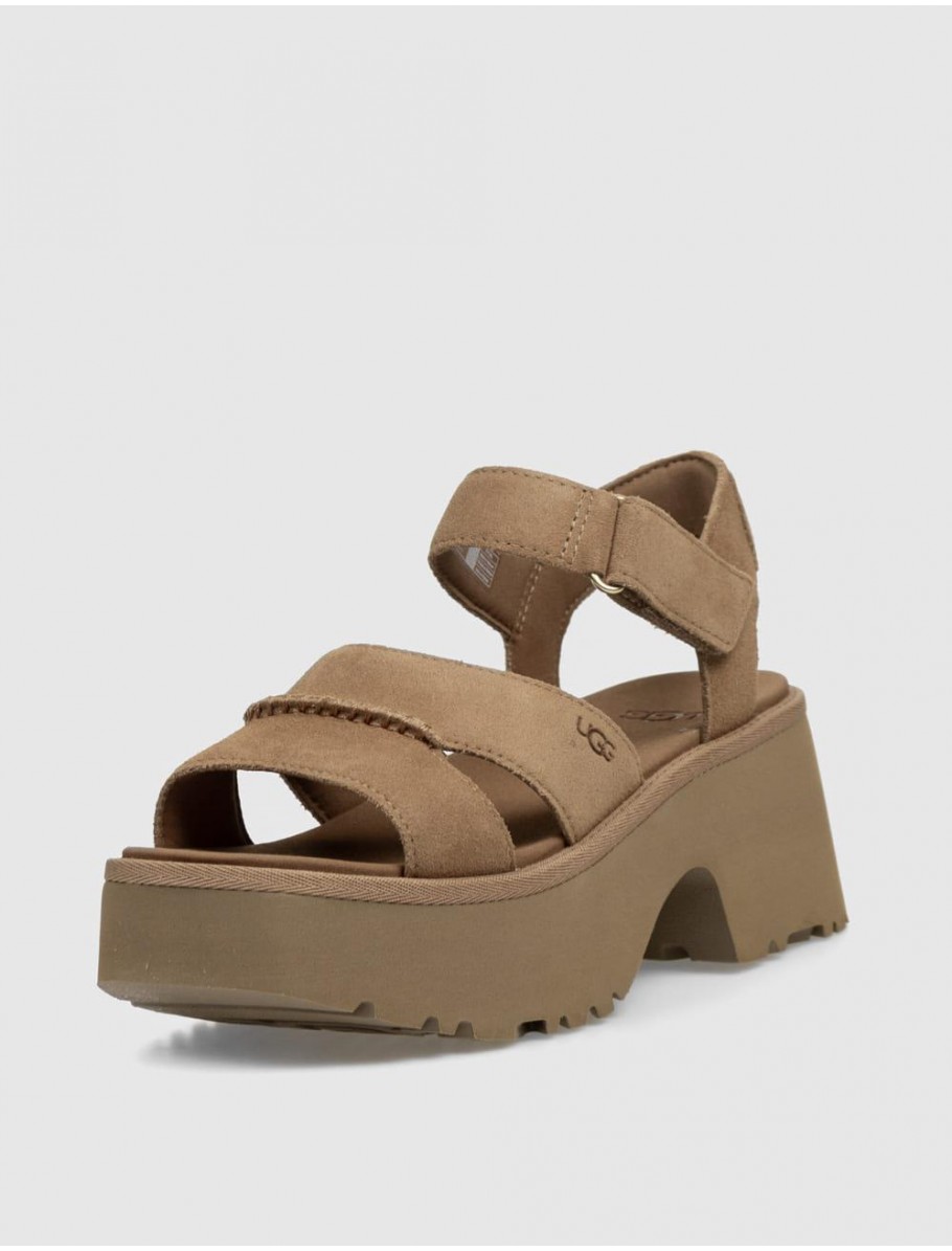 SANDALIA UGG HEIGTS ANKLE STRAP CUERO