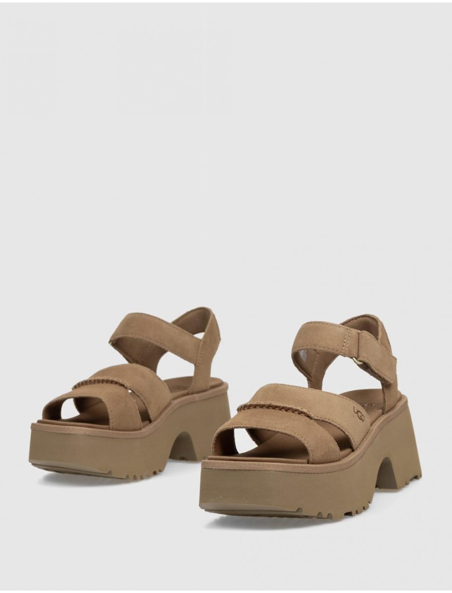 SANDALIA UGG HEIGTS ANKLE STRAP CUERO