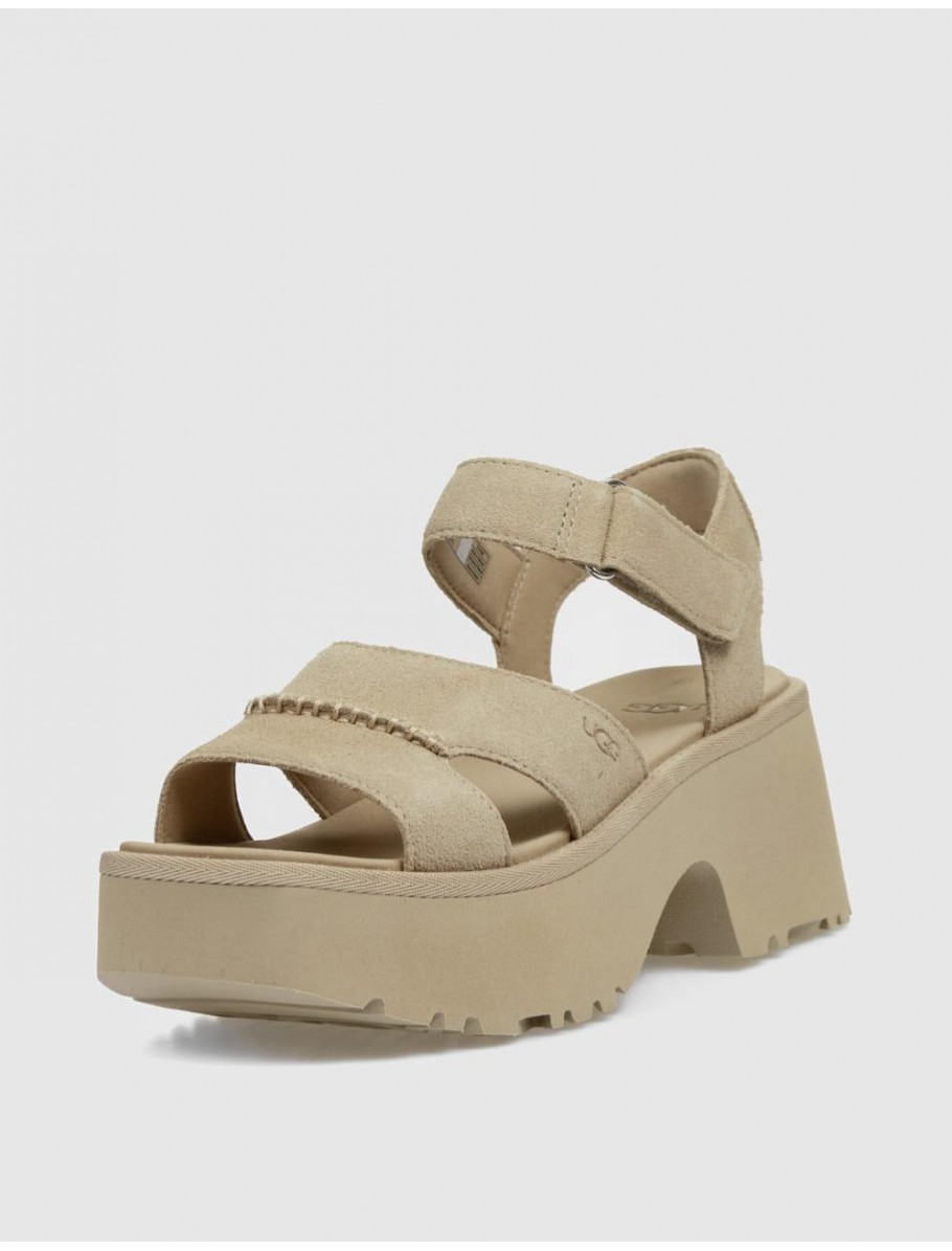 SANDALIA UGG HEIGTS ANKLE STRAP BEIG