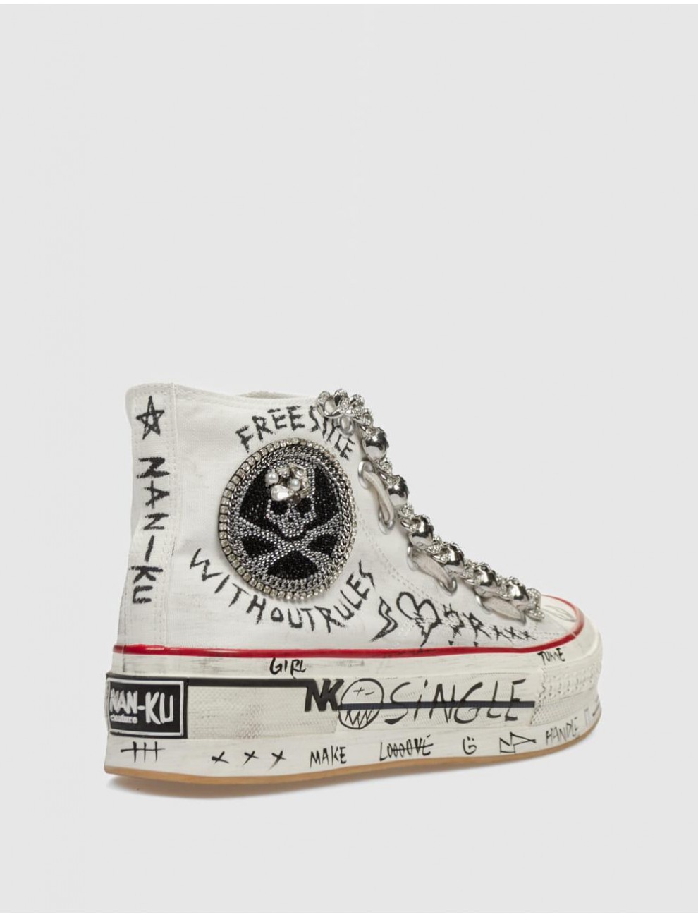 Zapatilla Nan Ku Couture Dsa-06 Blanco | Kamomeshop.es