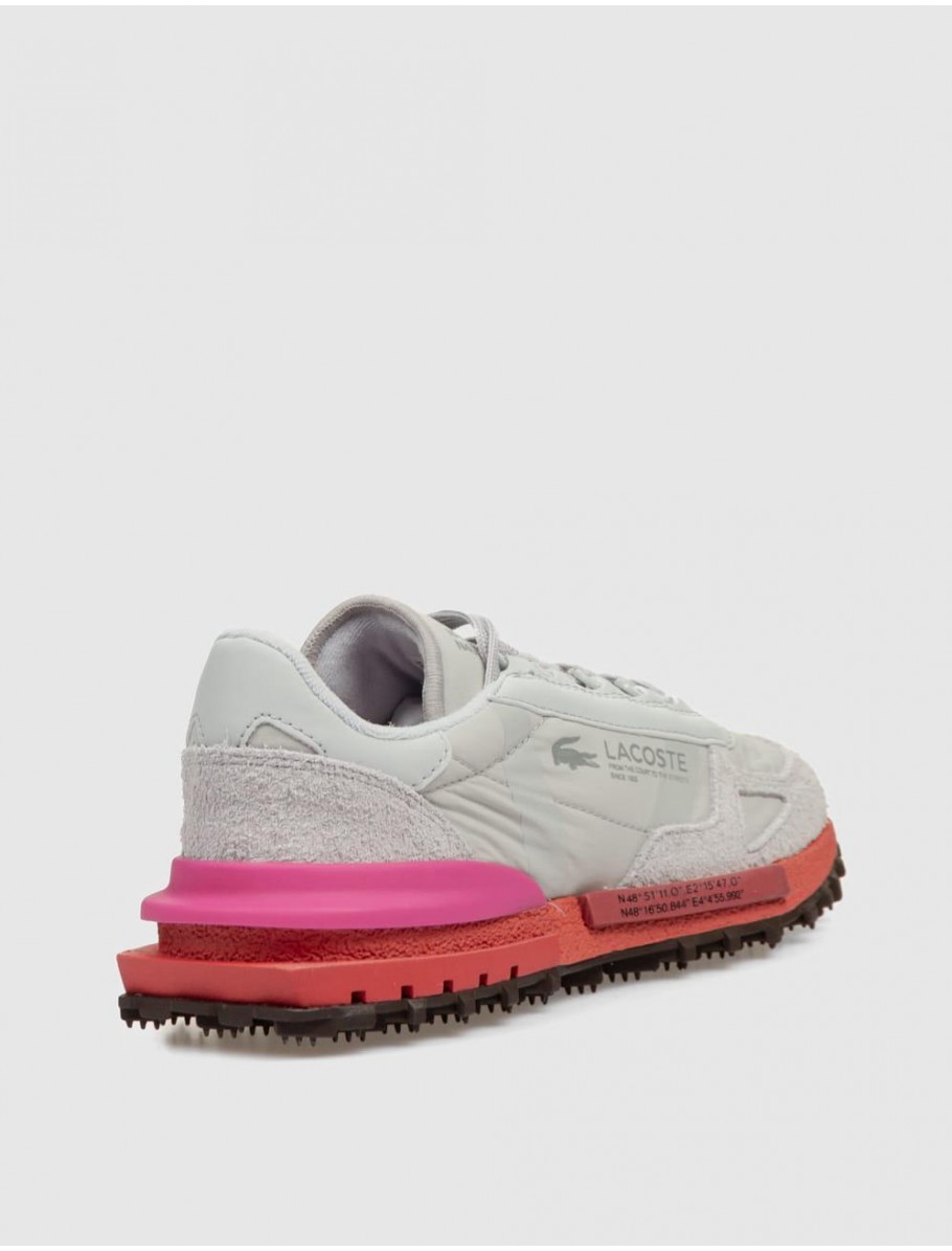 ZAPATILLA LACOSTE ELITE ACTIVE GRIS