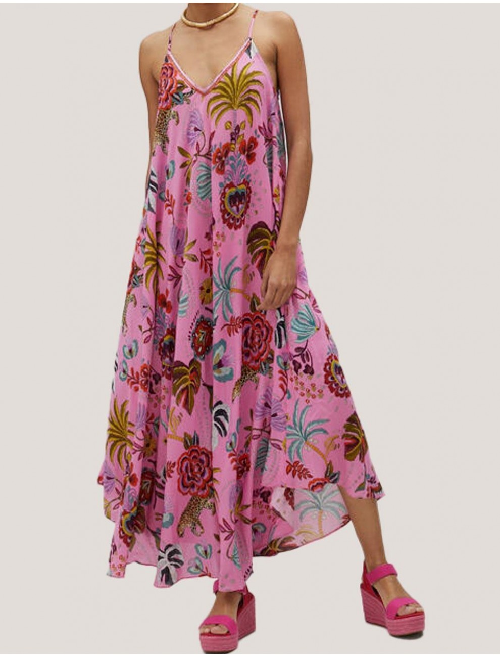 VESTIDO LOLA CASADEMUNT LS2516030 ROSA