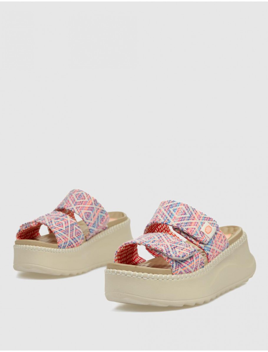 SANDALIA DUDE DELRAY SLIDE SURF BAJA MULTI