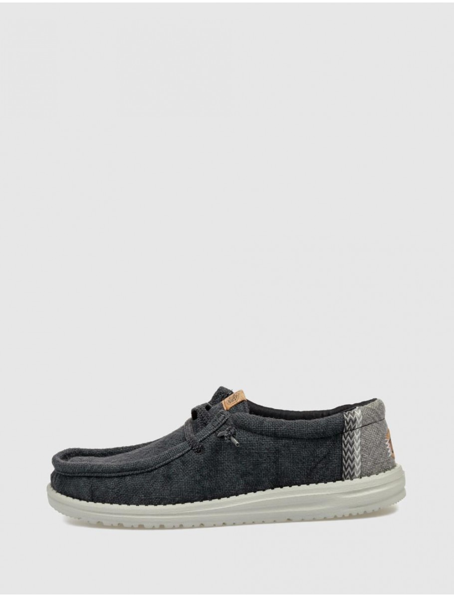 ZAPATILLA DUDE WALLY JUTE NEGRO