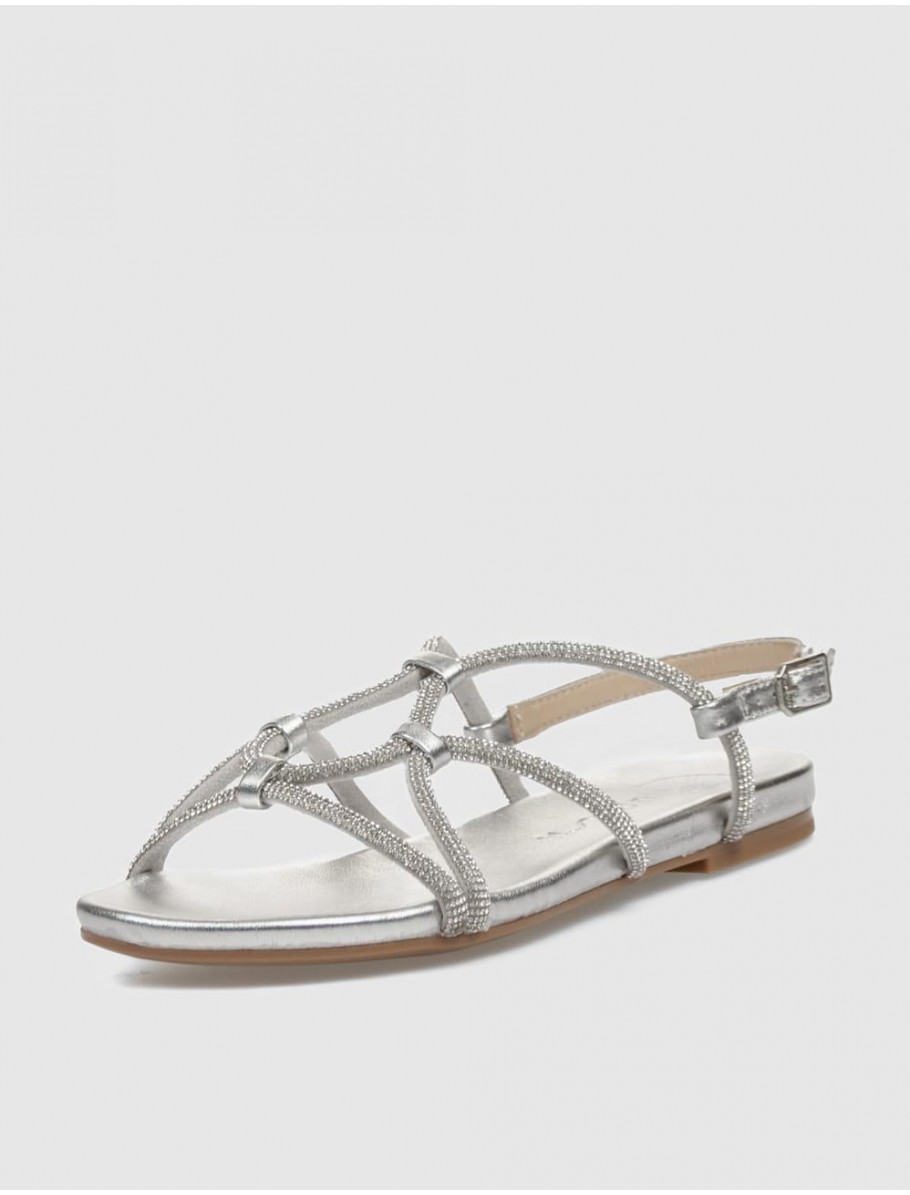 SANDALIA UNISA COOPER PLATA