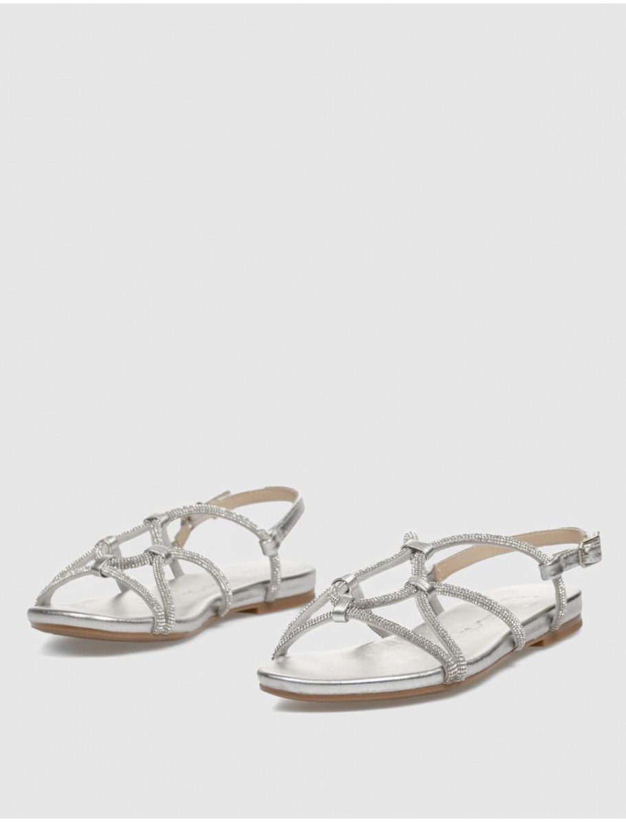 SANDALIA UNISA COOPER PLATA