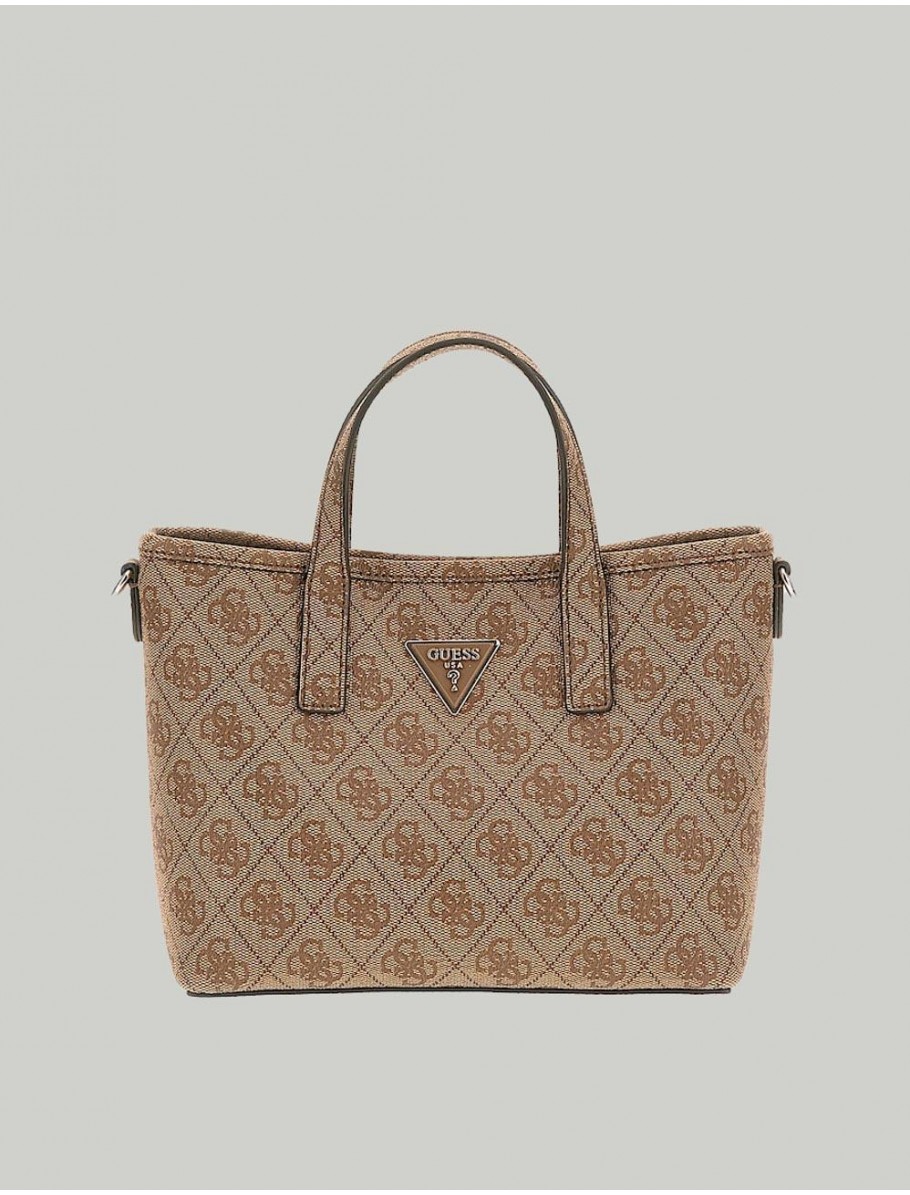 BOLSO GUESS LATONA MINI MARRoN