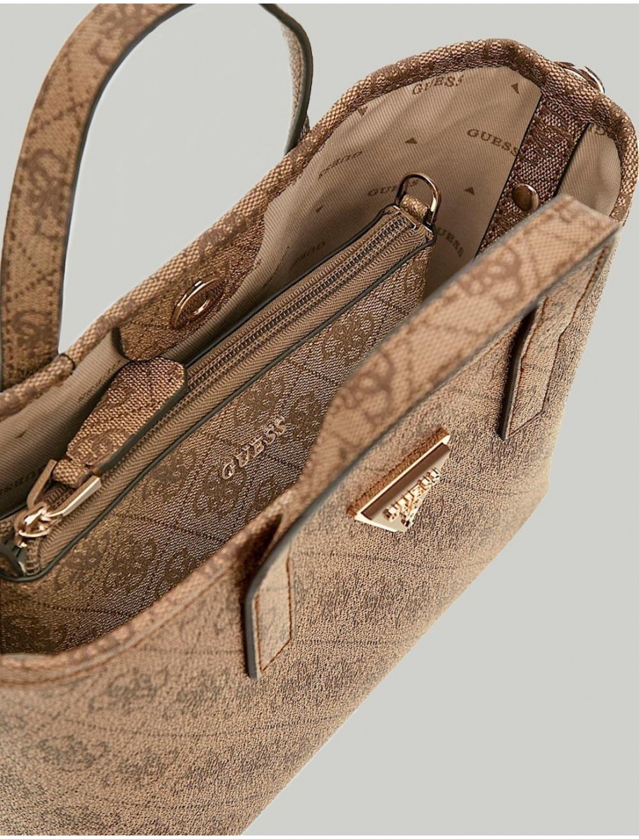 BOLSO GUESS LATONA MINI MARRoN