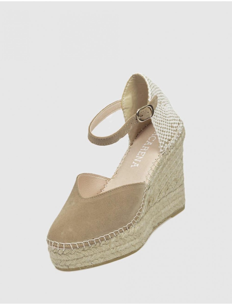 ALPARGATA MACARENA ALBA 6 TAUPE