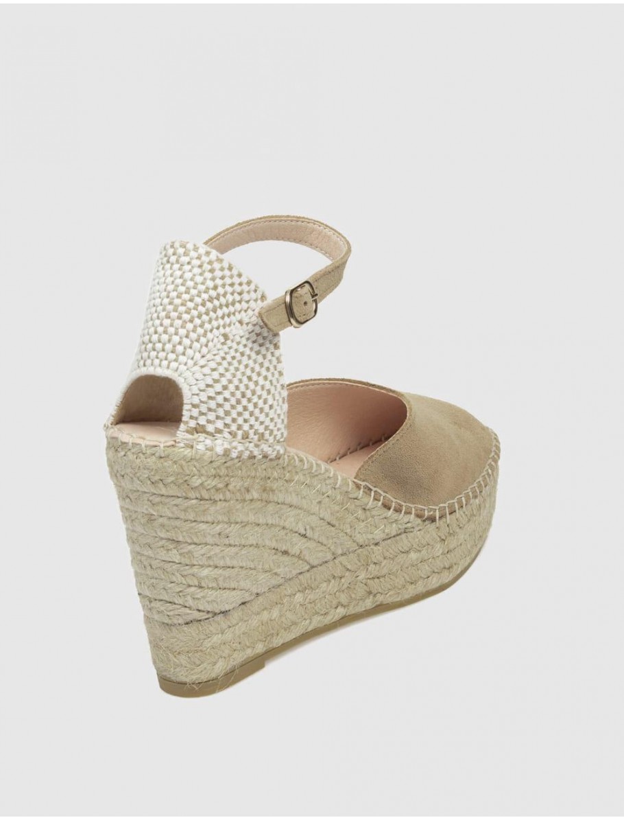 ALPARGATA MACARENA ALBA 6 TAUPE