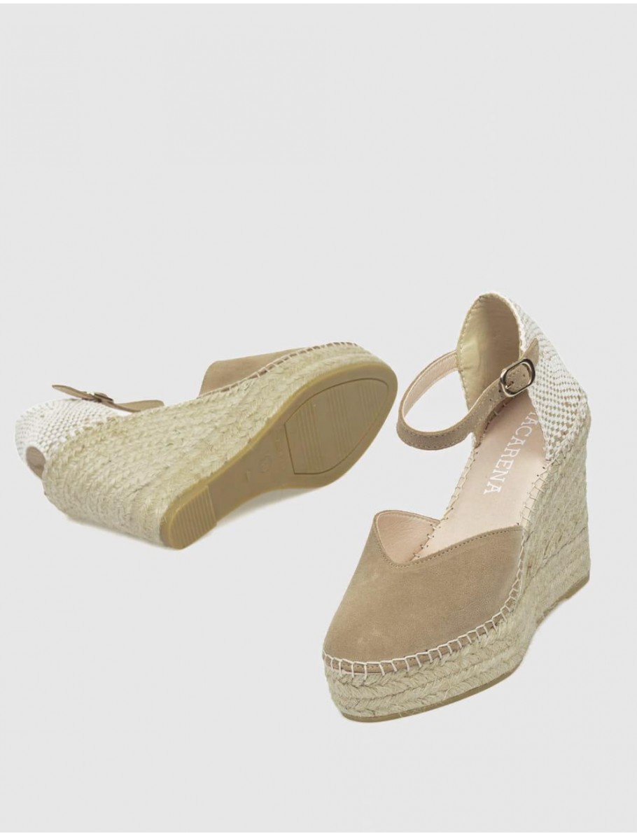 ALPARGATA MACARENA ALBA 6 TAUPE