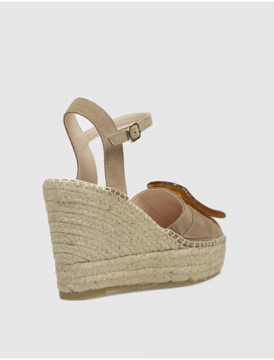 ALPARGATA MACARENA ALBA 60 TAUPE