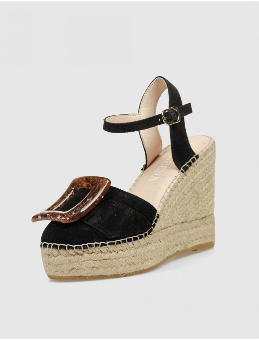 ALPARGATA MACARENA ALBA 60 NEGRO